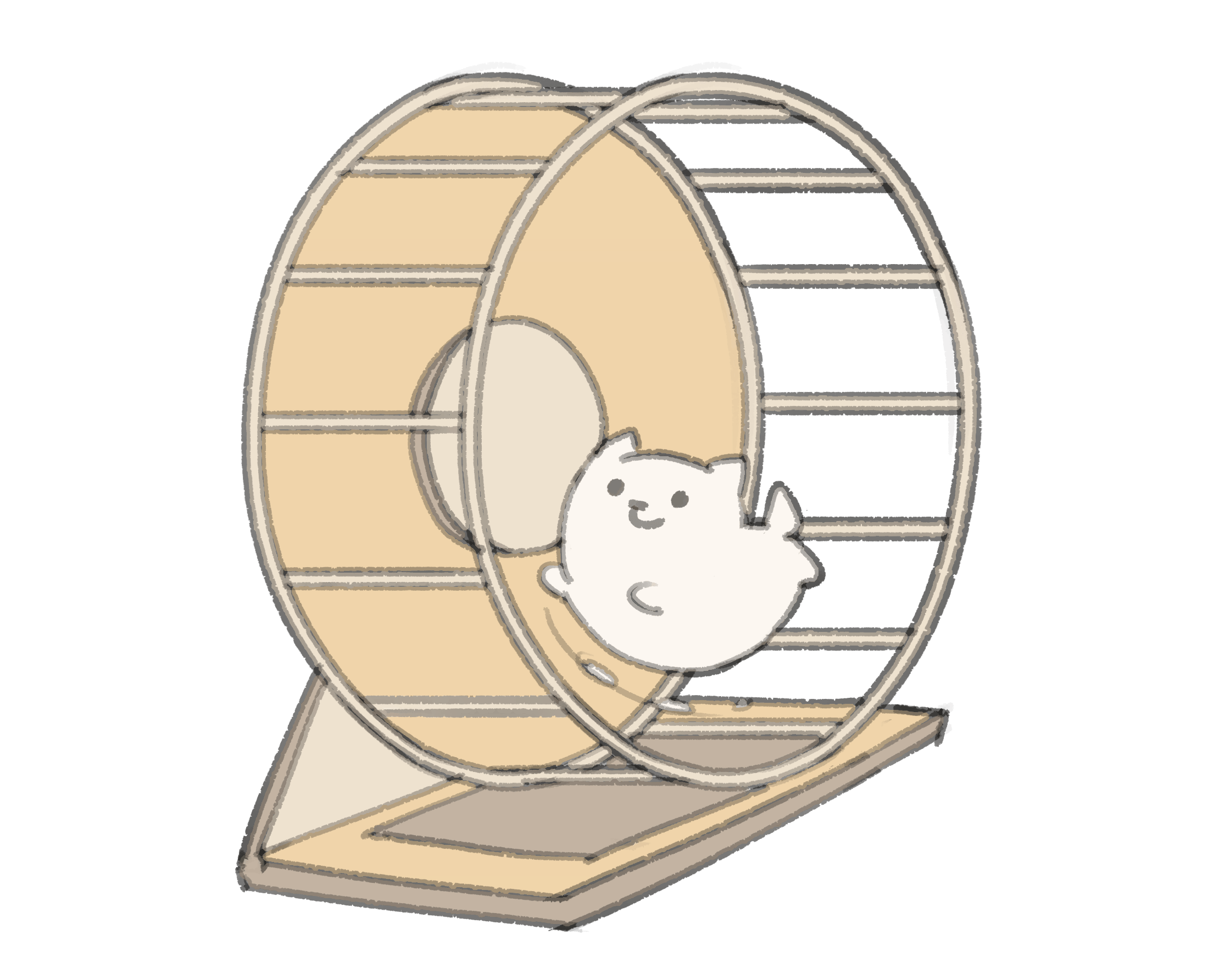 Annoying Dog on a hampster wheel